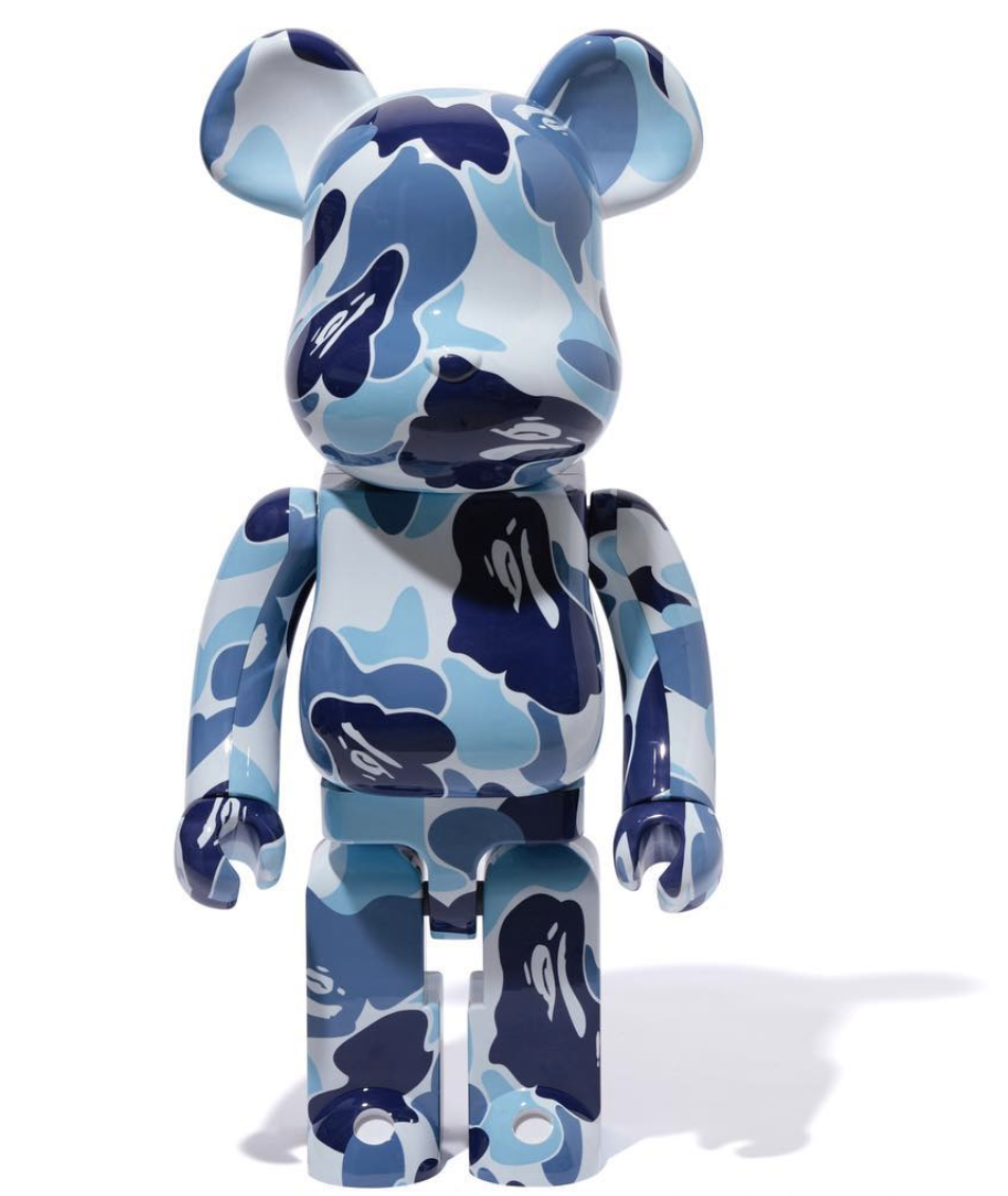 Buy Bearbrick x BAPE ABC Camo 1000% Blue - Novelship